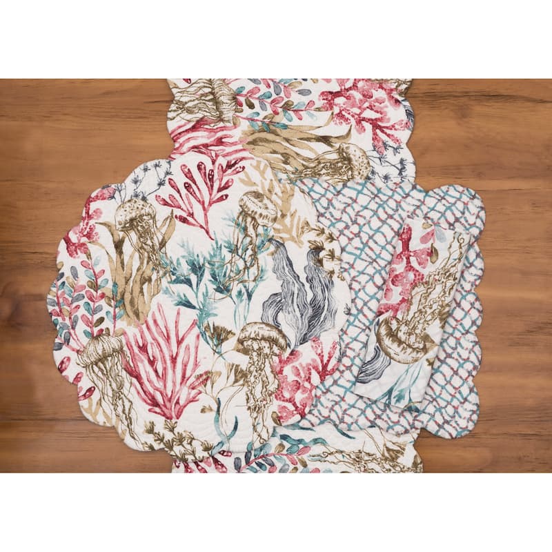Delphina Reef Cotton Napkin Machine Washable Set of 6