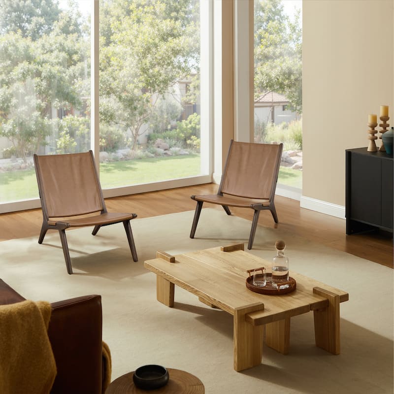 Art Leon Leather Lounge Chair