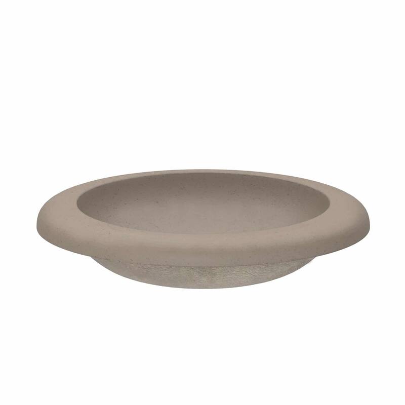 Cuyama NativeStone and Concrete Drop-in Bathroom Sink - 21" x 15" x 5"