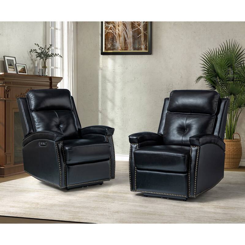 Edmondo Contemporary Power Recliner With a USB port Set Of 2 by HULALA HOME