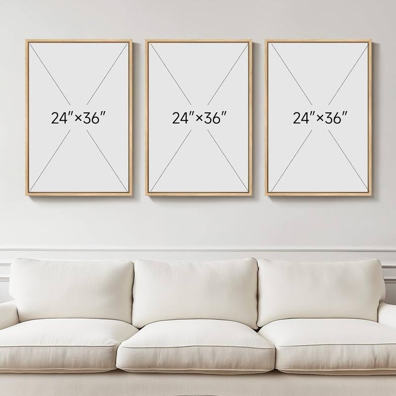 Paintings Artwork for Walls, Minimalist Geometric Pictures