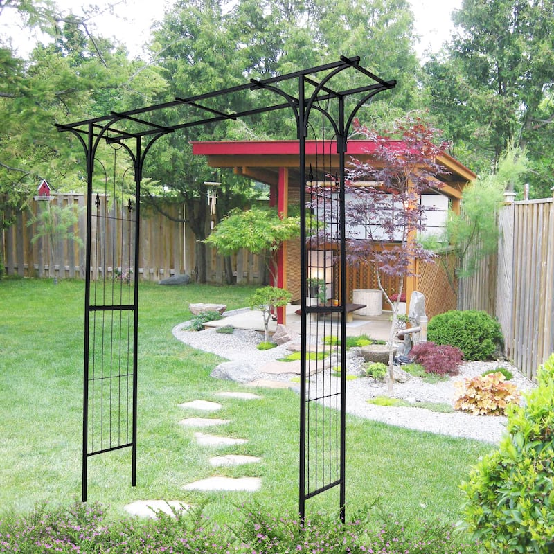 Metal Garden Arch Garden Arbor Trellis Climbing Plants Support Arch Outdoor Arch Wedding Arch Party Events Archway