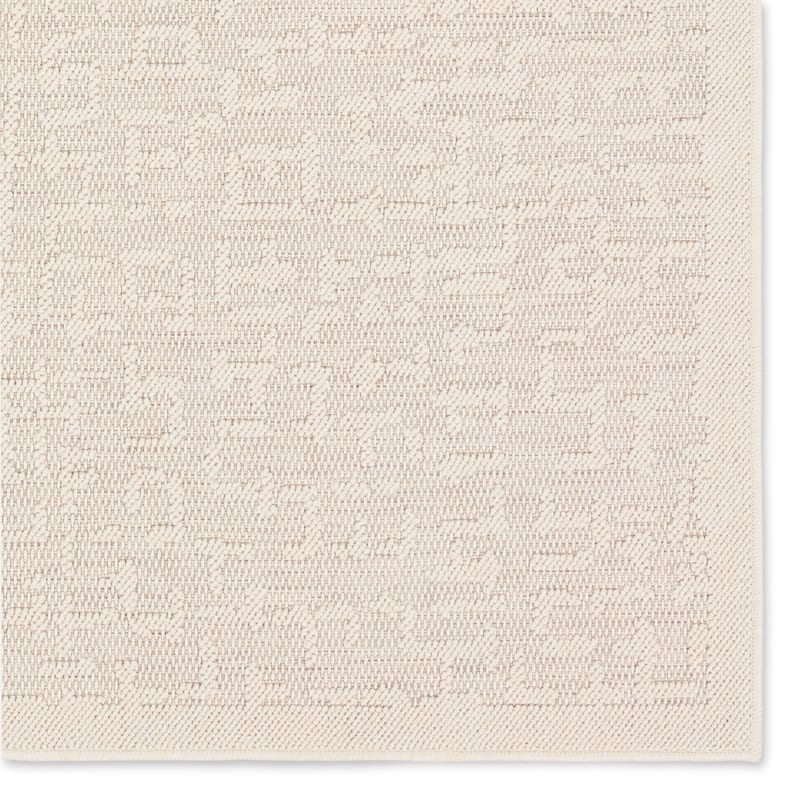 Axiom Indoor/Outdoor Abstract Cream Area Rug