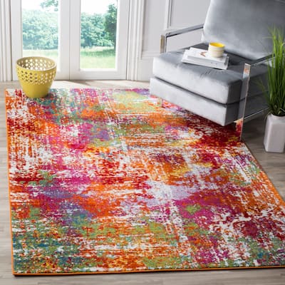 SAFAVIEH Watercolor Tillie Modern Abstract Rug