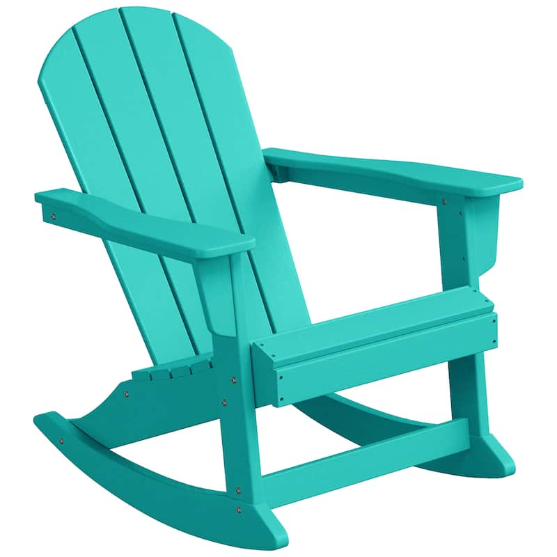 Polytrends Laguna Hdpe All Weather Outdoor Patio Rocking Chair