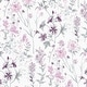 preview thumbnail 1 of 3, Laura Ashley Wild Meadow Pale Iris Wallpaper