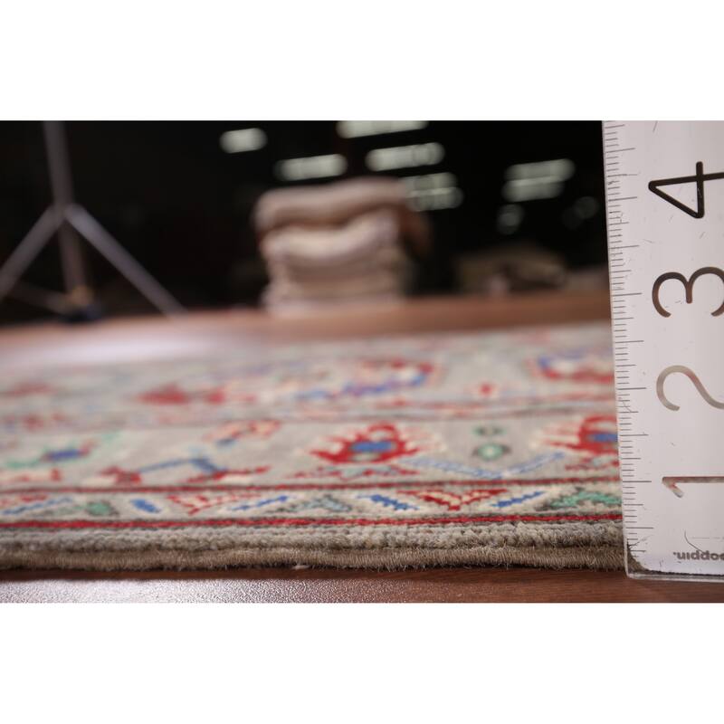 Kazak Oriental Runner Rug Handmade Hallway Wool Carpet - 2'6" x 12'9"