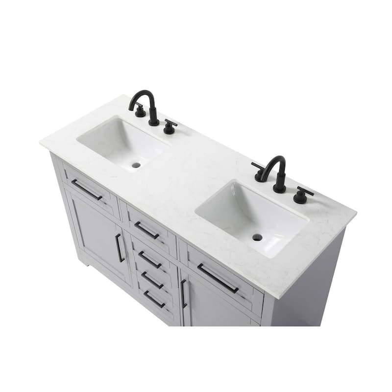 Nathaniel Double Bathroom Vanity (54-84 inch)