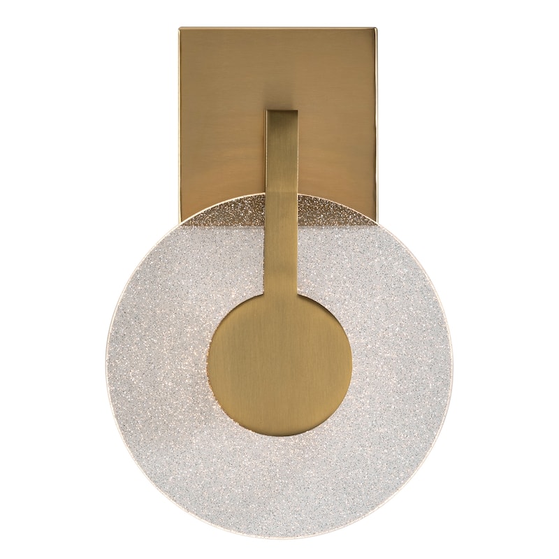 AFX Apollo 12'' LED Sconce - Light Antique Brass