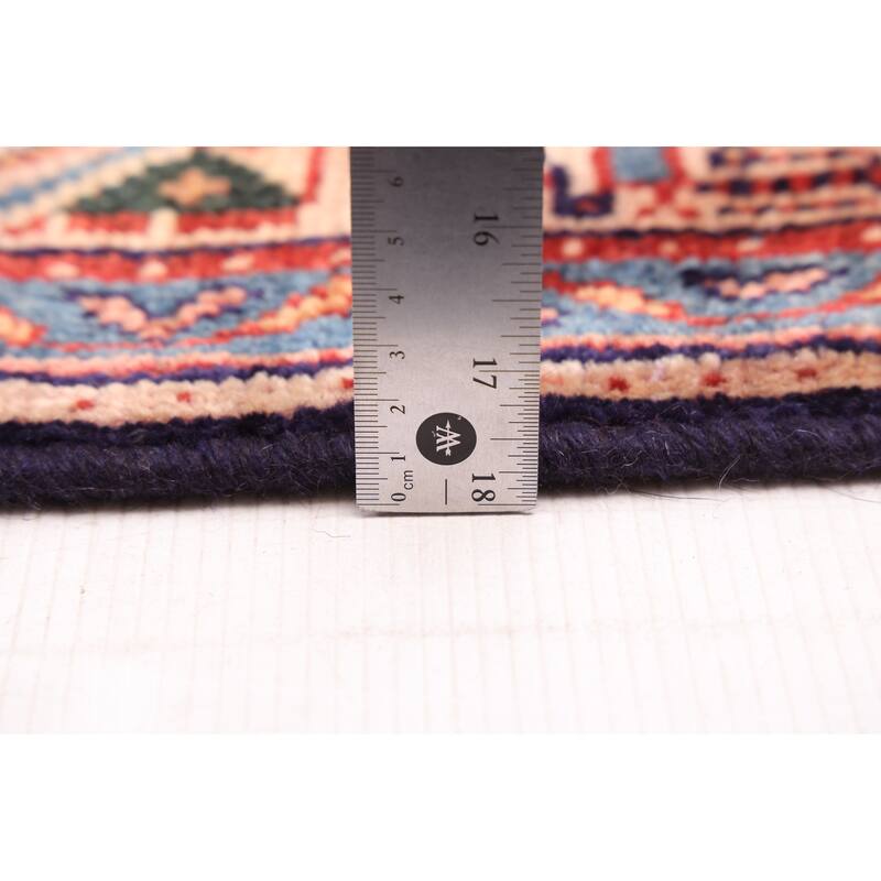 ECARPETGALLERY Hand-knotted Andelz Dark Navy Wool Rug - 3'5 x 13'5