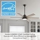 preview thumbnail 26 of 40, Hunter 60" Warrant Ceiling Fan with LED Light, Wall Control - Windmill - Farmhouse, Industrial, Contemporary - ENERGY STAR