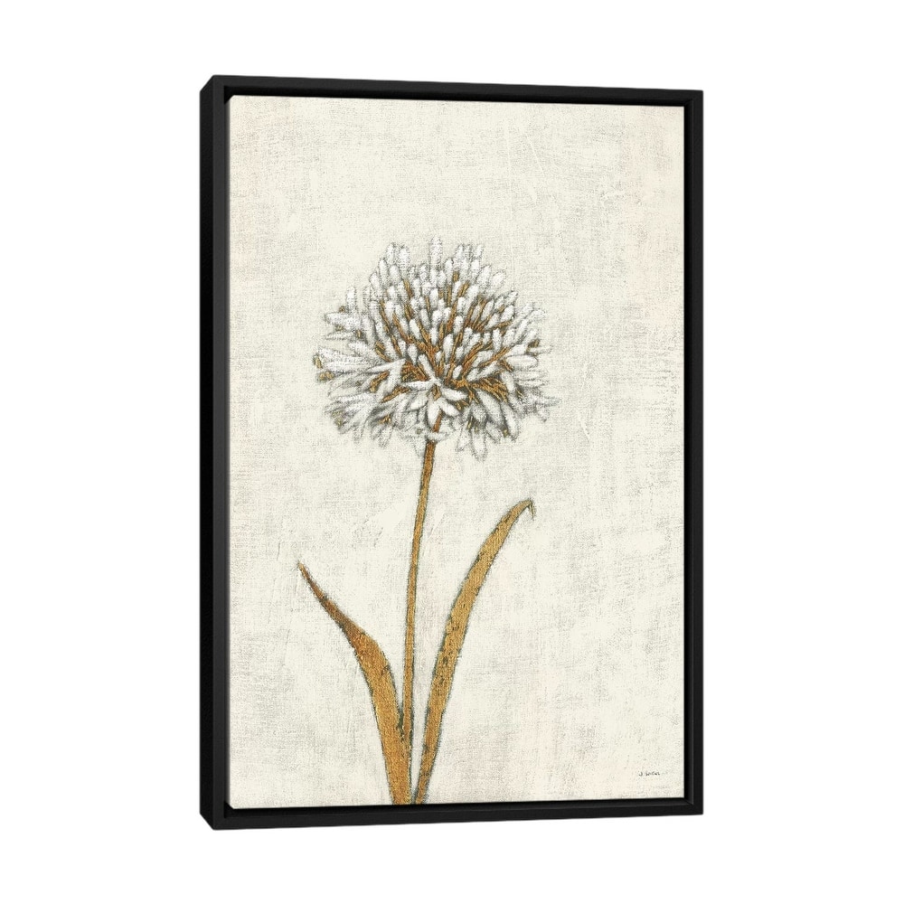 iCanvas "Shimmering Summer I Ivory" by James Wiens Framed Canvas Print