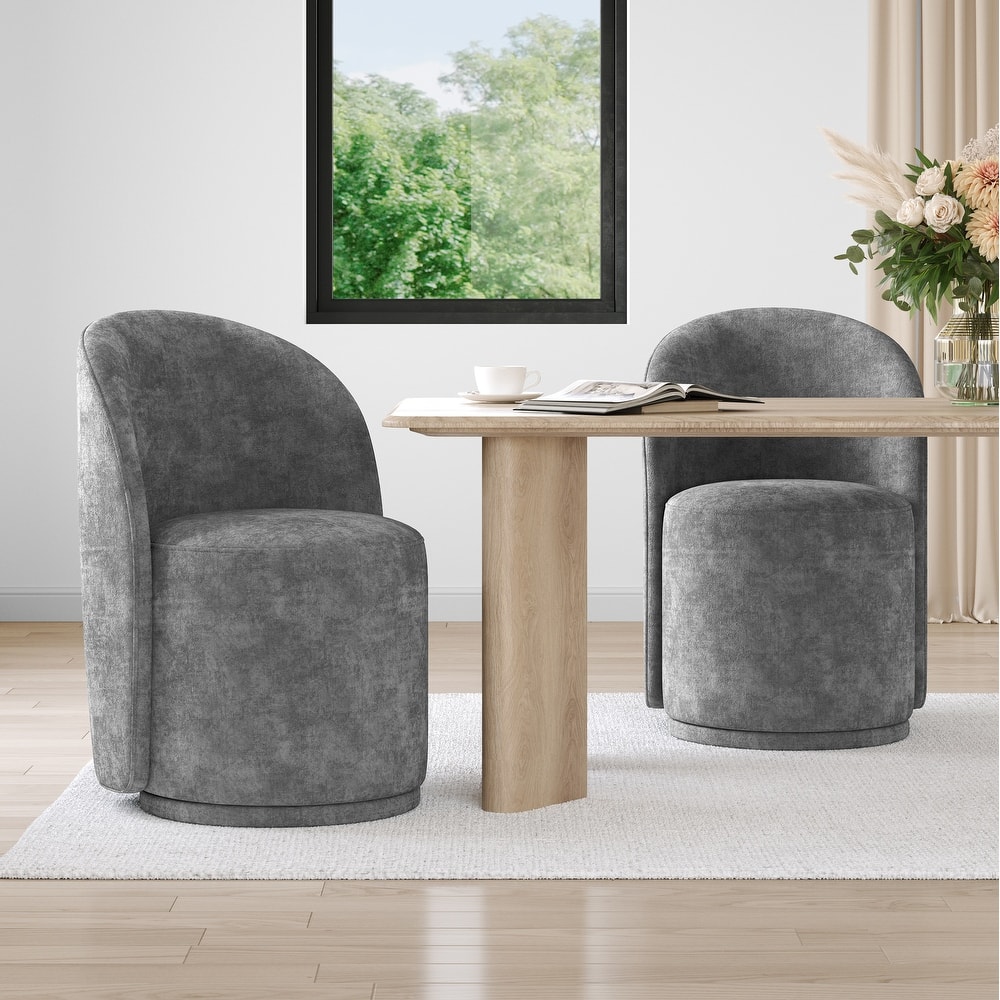 23.5" Wide Swivel Side Chair for Dining Room, Living Room