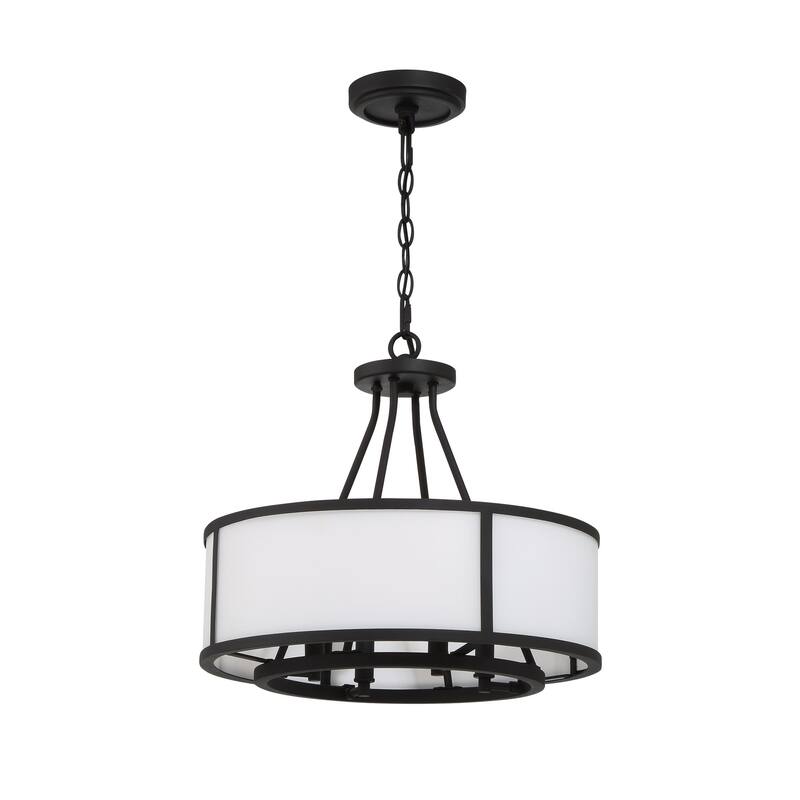 Crystorama Lighting Group BRY-8004 Bryant 4 Light 18" Wide Drum