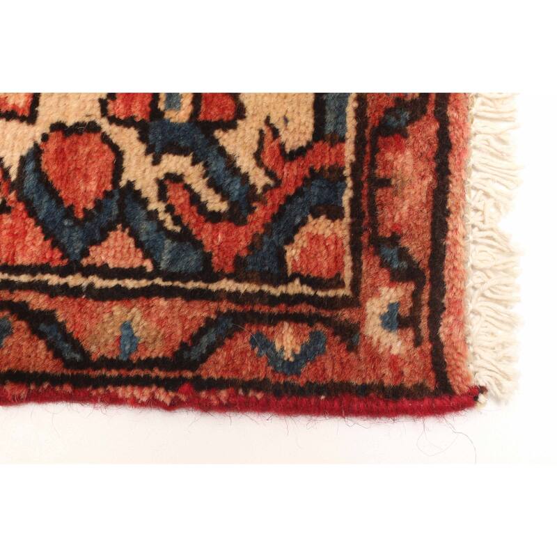 ECARPETGALLERY Hand-knotted Andelz Red Wool Rug - 3'8 x 5'3