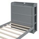 preview thumbnail 65 of 63, Platform bed with LED lights and USB port