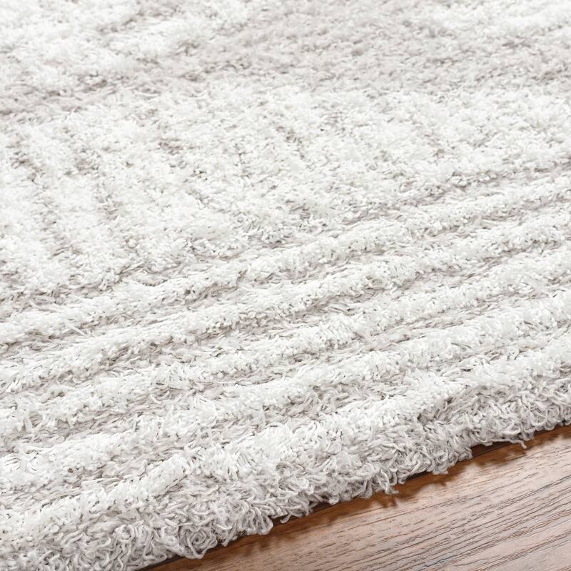 Livabliss Madini Moroccan Diamond Plush Area Rug