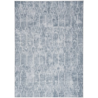 New Concept Washables Indoor only Geometric Machine Washable Area Rug