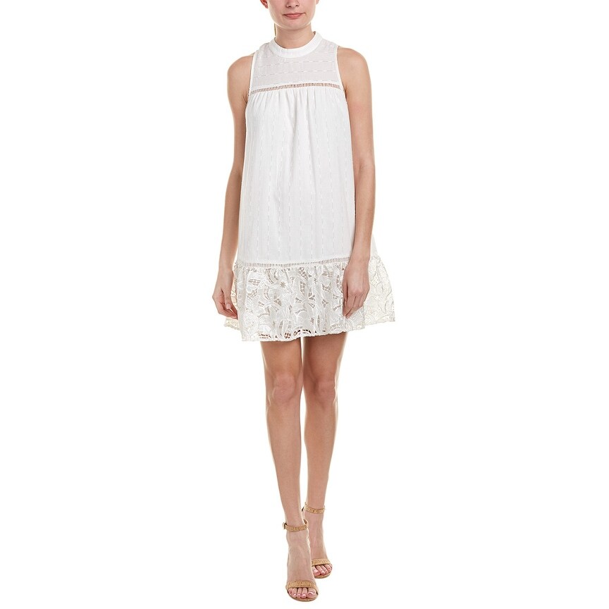 endless rose white lace dress