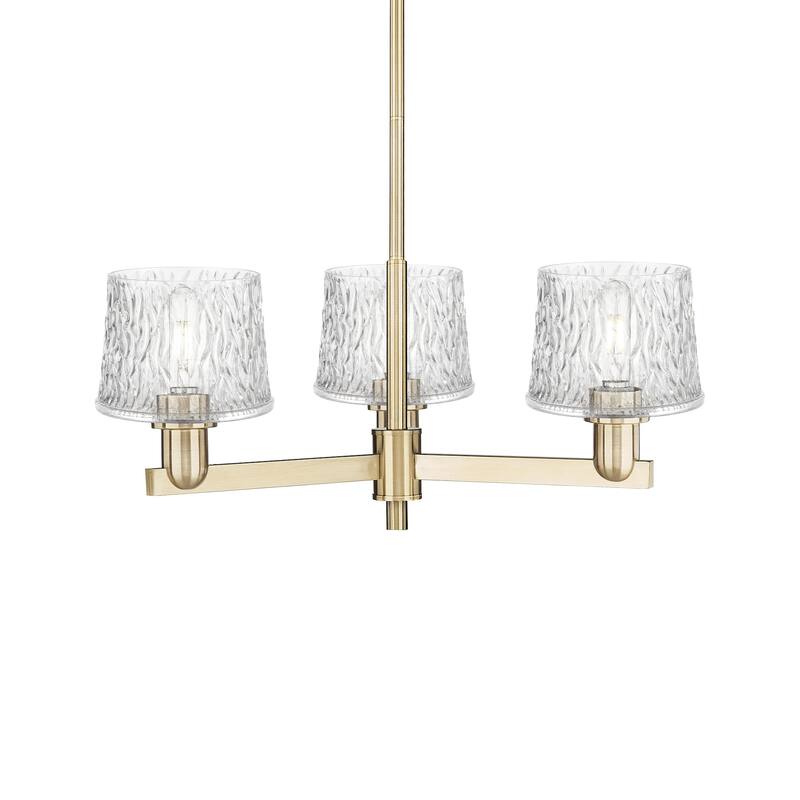 Innovations Lighting 716-3CR-11-29 Niagara Chandelier Niagara 3 Light - Champagne Bronze / Clear