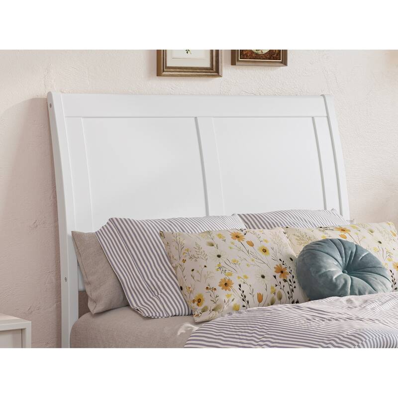 Andorra Platform Bed with Panel Footboard and Storage Drawers