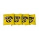 preview thumbnail 1 of 1, Iowa Hawkeyes Yellow Cornhole Bags All-Weather Resin Filled