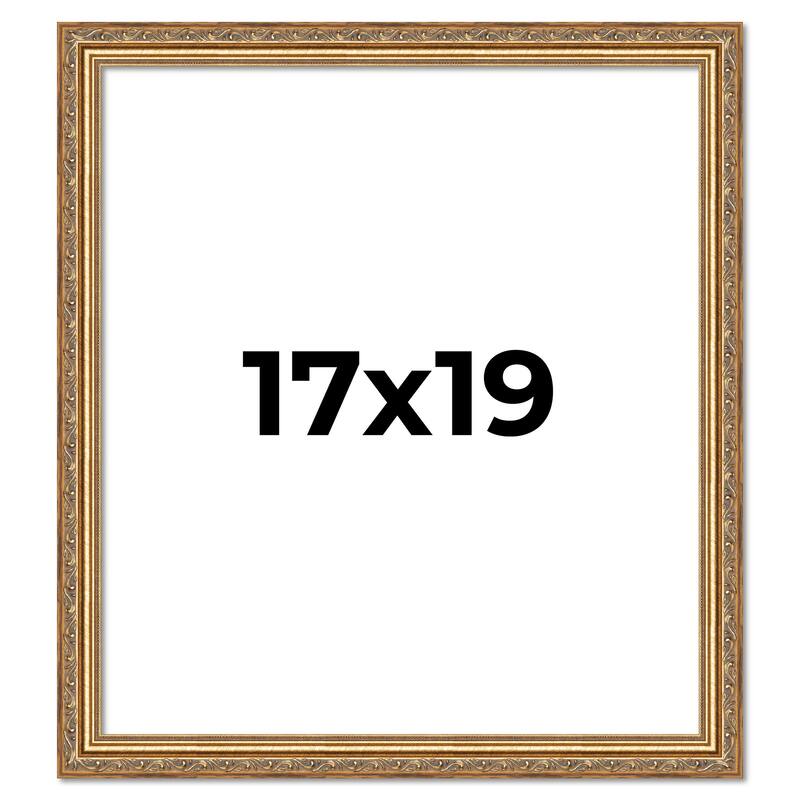 17x19 Frame Red Solid Wood Picture Frame Width 1.75 Inches | Interior Frame Depth 1 13/16 Inches