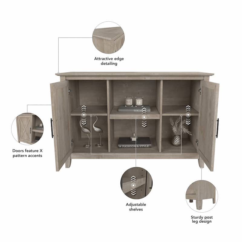 Key West Accent Cabinet with Doors by Bush Furniture