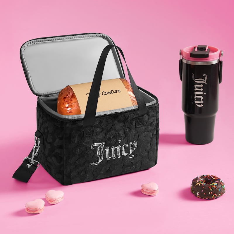 Juicy Couture Signature Chill Cooler Bags - 9.4" x 7" x 6"