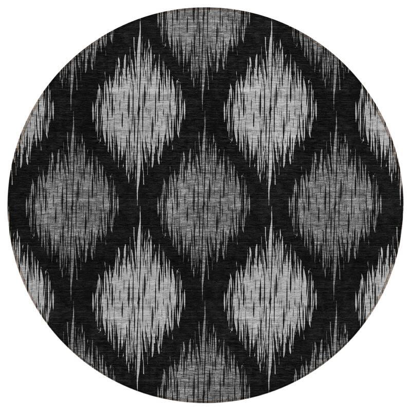 Machine Washable Indoor/ Outdoor Chantille Contemporary Geo Rug