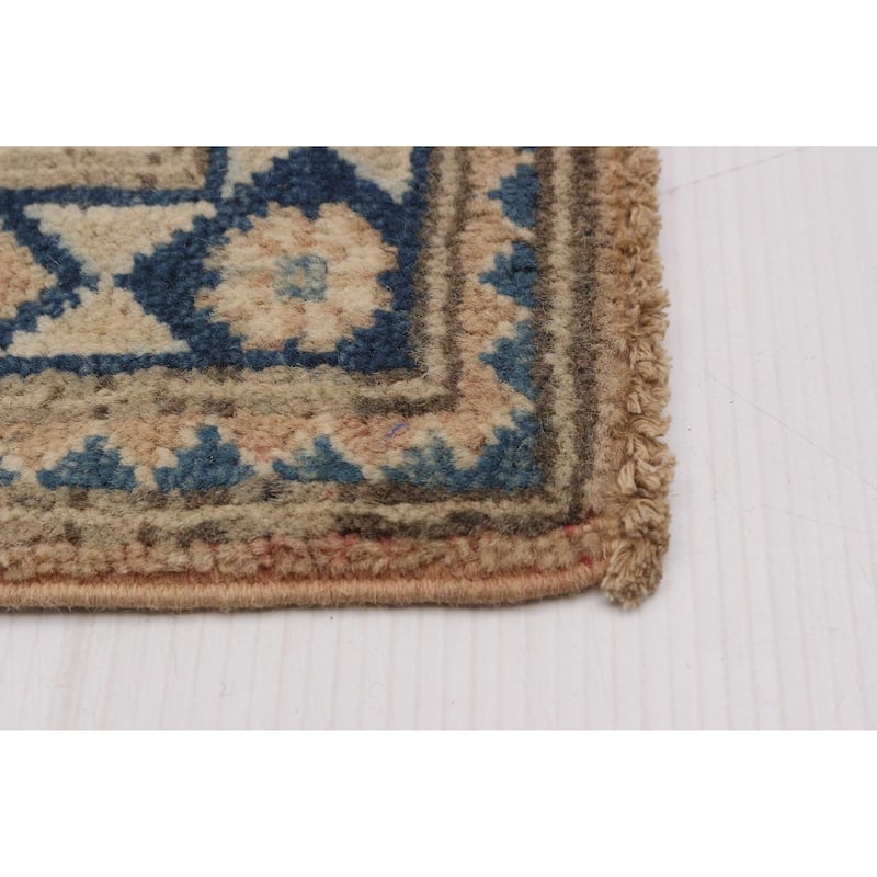 ECARPETGALLERY Hand-knotted Finest Ghazni Tan Wool Rug - 6'2 x 8'4