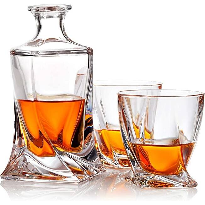 Whiskey Decanter and Glasses Set Bed Bath & Beyond 36916046