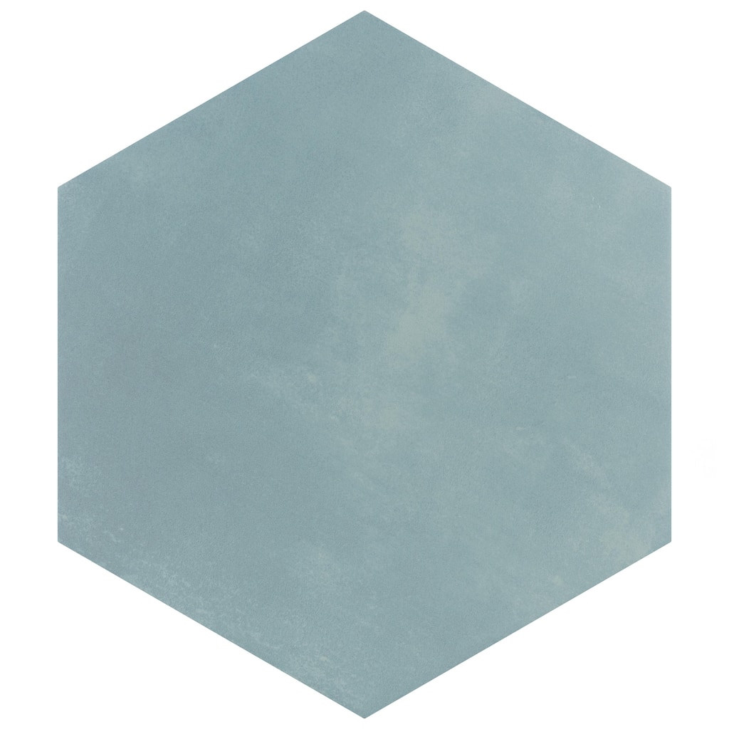 Merola Tile Horizon Hex Aguamarina 7-3/4" x 9" Porcelain Floor and Wall Tile