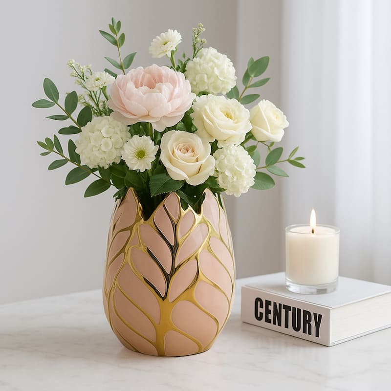 Stoneware Ceramic Vase Durable Artisan Design and Stylish Display