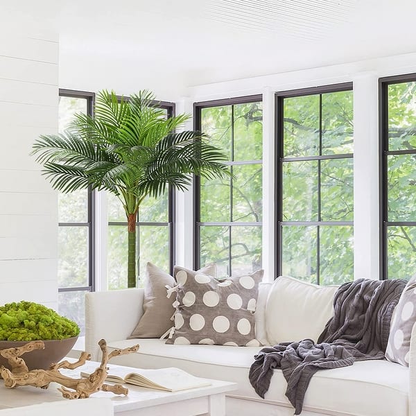 Palm Tree Artificial Tropical Plant 6FT Tall Faux Plants Indoor Fake Floor Plants  Decorative Palm Tree House Plants - Bed Bath & Beyond - 40568754