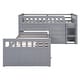 preview thumbnail 15 of 30, 78.90" L-Shaped Space Saving Bunk Loft and Bunk Platform Bed