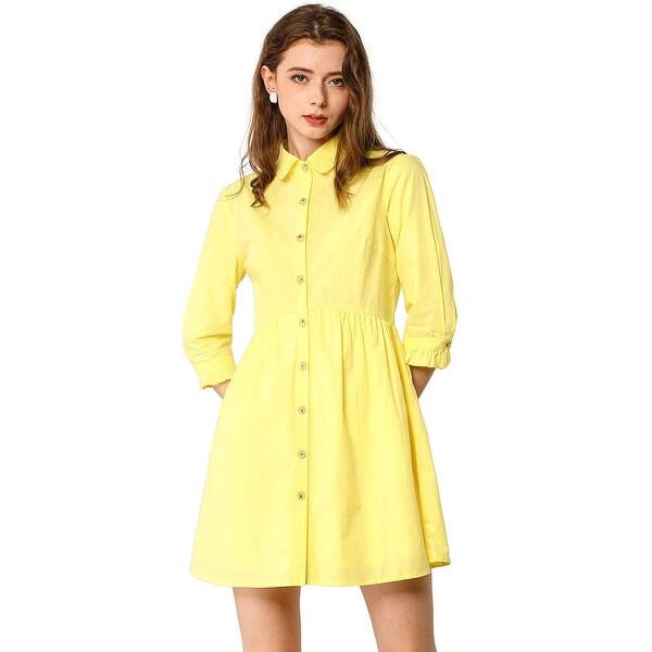 flare shirt dress