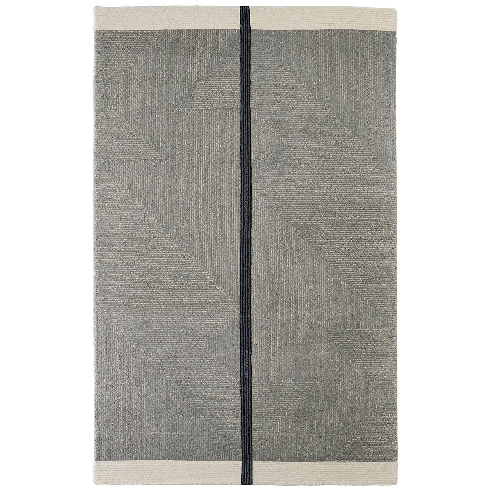 Grand Bazaar Ardon Hand Tufted Abstract Transitional Area Rug