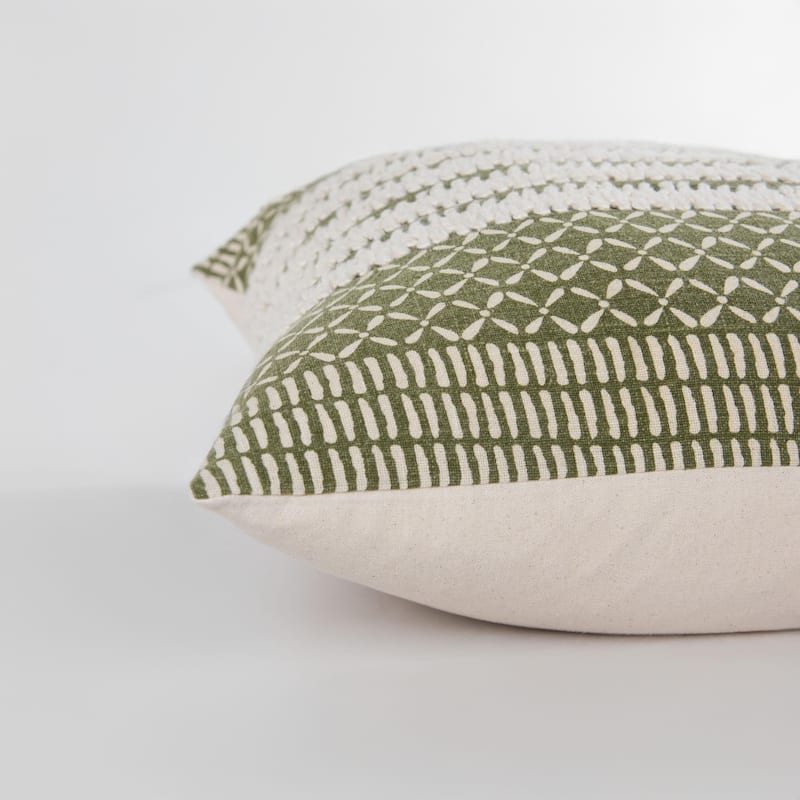 Rizzy Home Textured Stripe Throw Pillow, 20x20