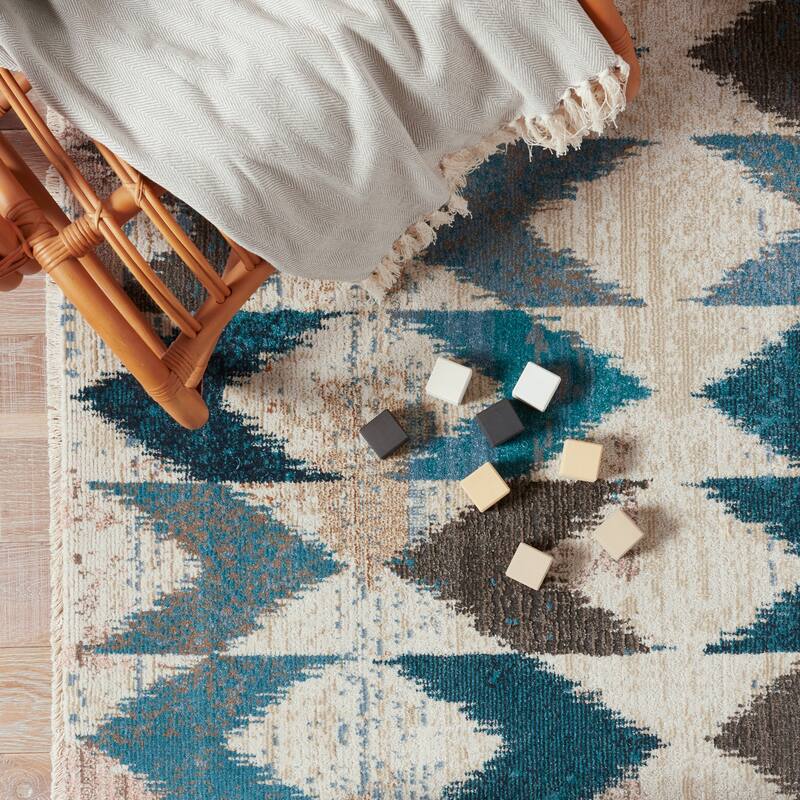 Nikki Chu Zevi Chevron Area Rug