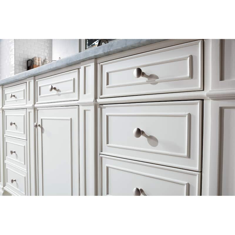 James Martin Vanities Bristol 60" Single Vanity, Bright White