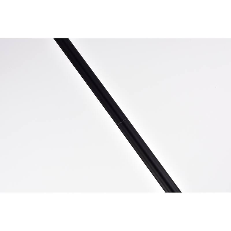 Chandelier Matte Linear Black Gold Light