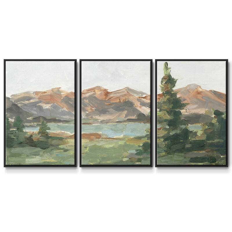 Rusty Mountains II - Multi Piece Framed Canvas