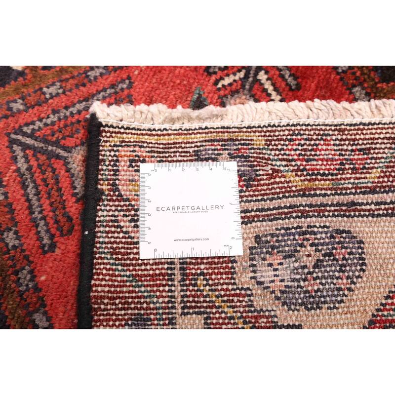 ECARPETGALLERY Hand-knotted Konya Anatolian Red Wool Rug - 3'5 x 9'7