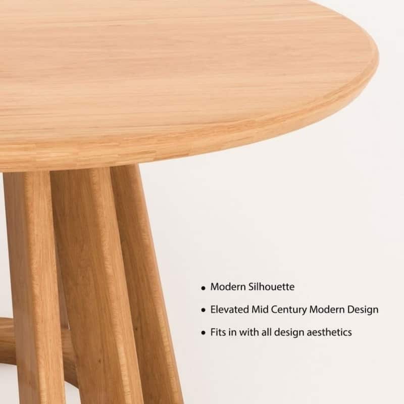 Andre Small Round 39" Bistro Dining Table By Aria-Home