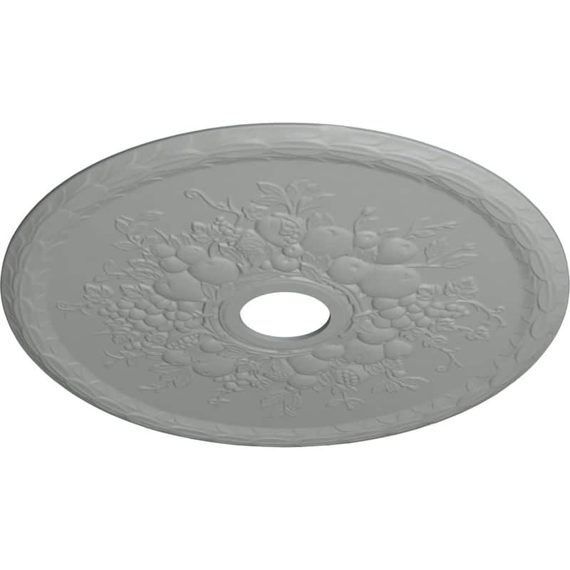 22 5/8"OD x 3 5/8"ID x 5/8"P Grape Ceiling Medallion