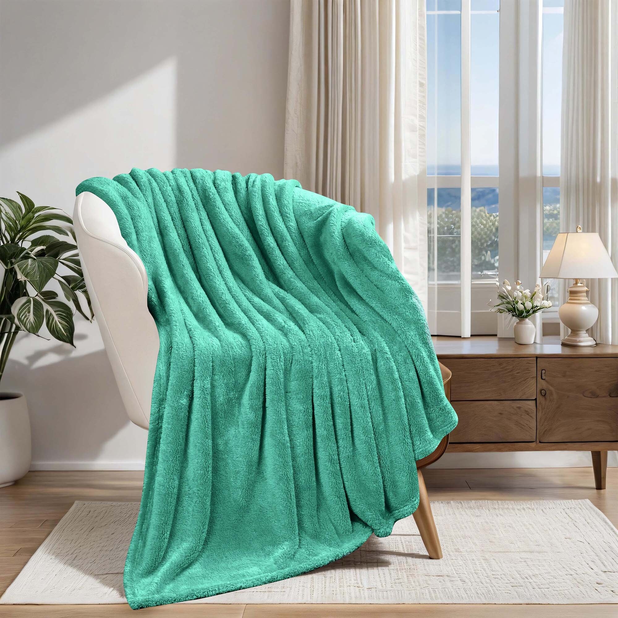 Solid fleece blanket 2025