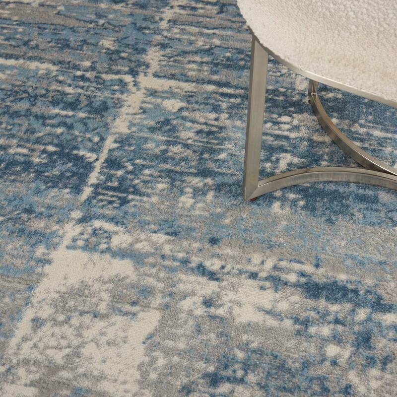 Nourison Solace Distressed Vintage Abstract Area Rug