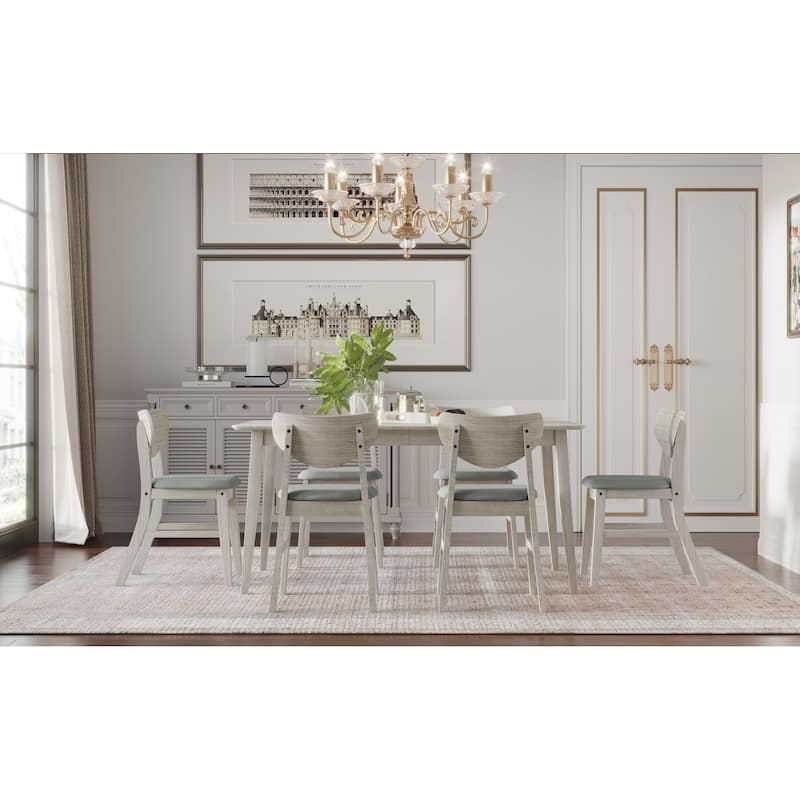 Easton 7-Pieces Dining Table and Chair