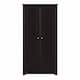 Cabot Espresso Oak Tall Storage Cabinet with Doors